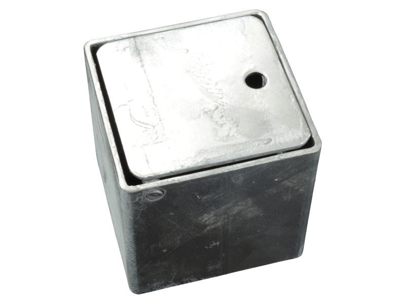 Plymouth Galvanised Earth Pit Box 100 x 100 x 94mm