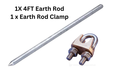 Plymouth 1200mm Earth Rod + Clamp