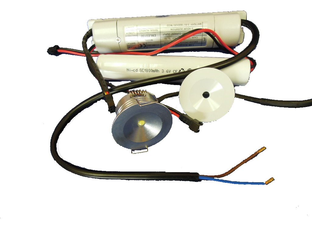 Tezla LED Emergency Down Light Kit 1.5W