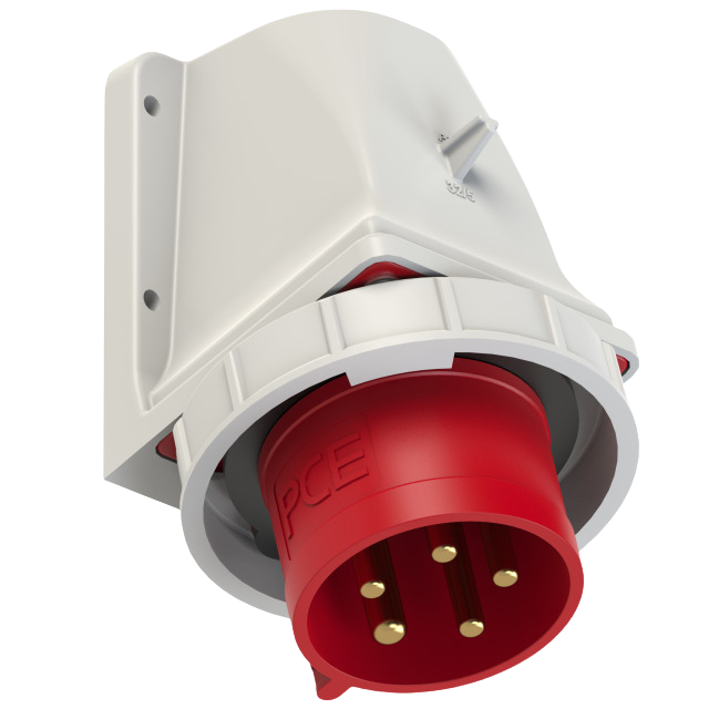 Ebasee CEE IP67 Appliance Outlet 5X16A 380V Red