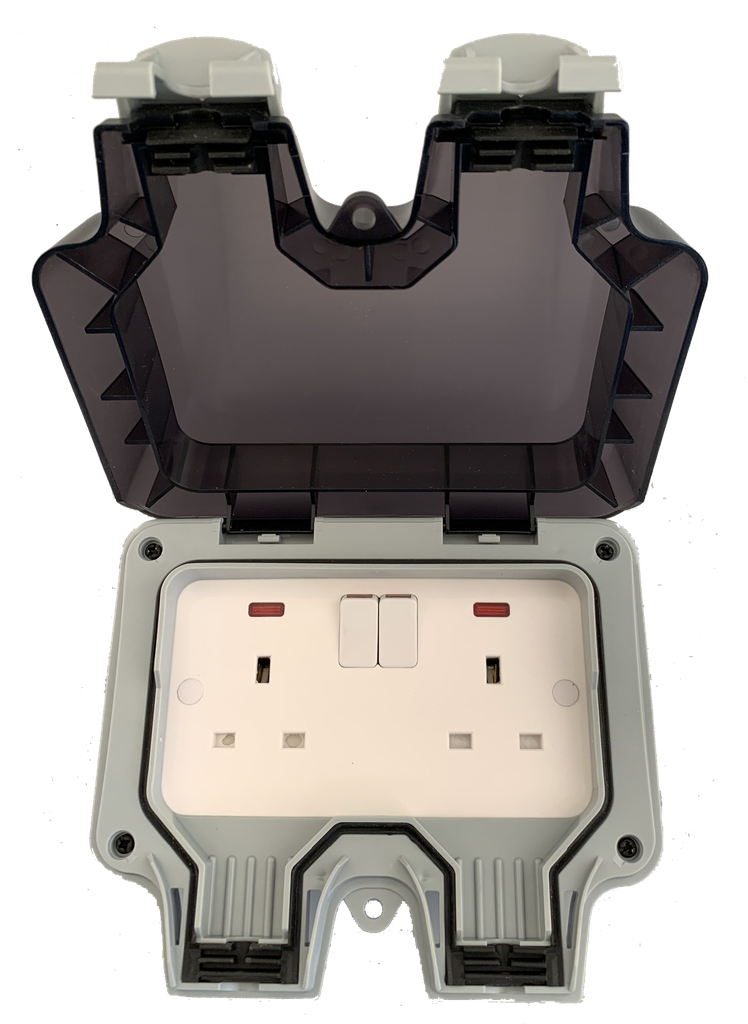 Plymouth Twin Switched Socket Outlet