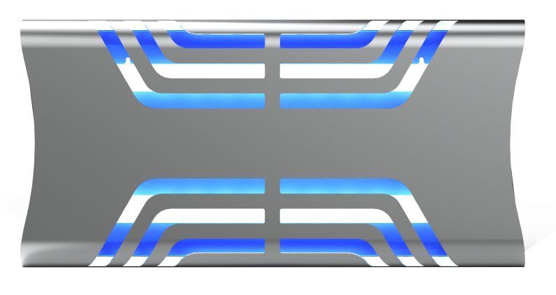 Cobra 14W LED 100m2 Stainless Steel Glue Board Fly Killer c/w 2X7W Tubes