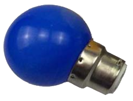 Tezla 1 Watt Golf Ball Lamp - Blue