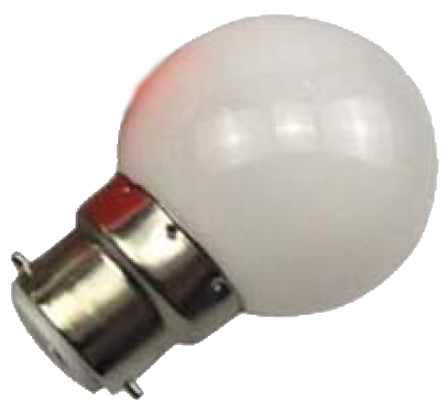 Tezla 1 Watt Golf Ball LED Cool White Frosted