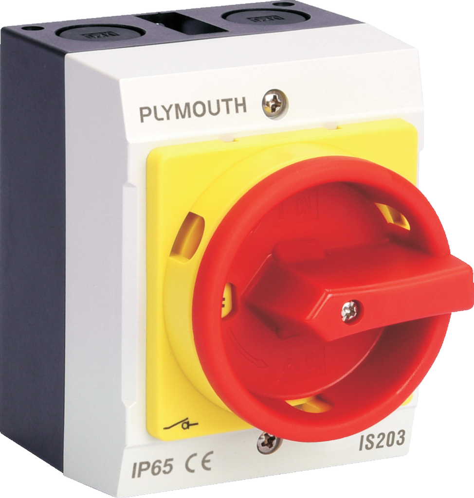 Plymouth 20 Amp 3 Pole Rotary Isolator IP65