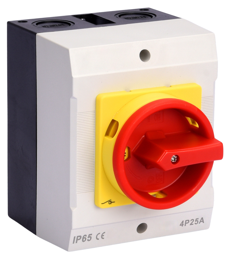 Plymouth 25 Amp 4 Pole Rotary Isolator IP65