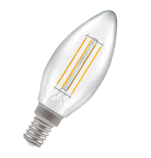 Lyv LED Filament Dimmable Candle SES - 4W 470lm