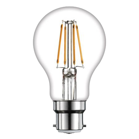 Tezla LED GLS Filament Lamp Clear BC - 7W 810 Lm