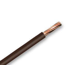 LSF 2.5 Single Brown H07Z1-R Cable LSZH  , LSHF