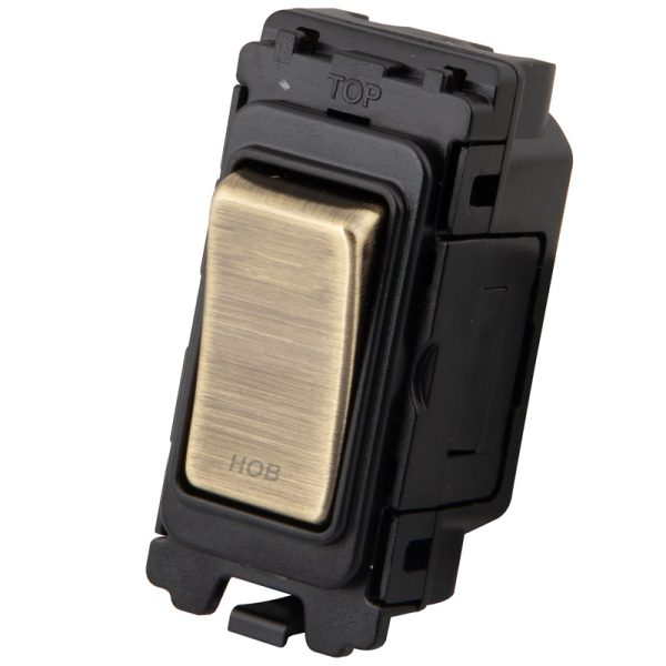 Antique Brass 20 Grid Module - HOB - 3060-050HB