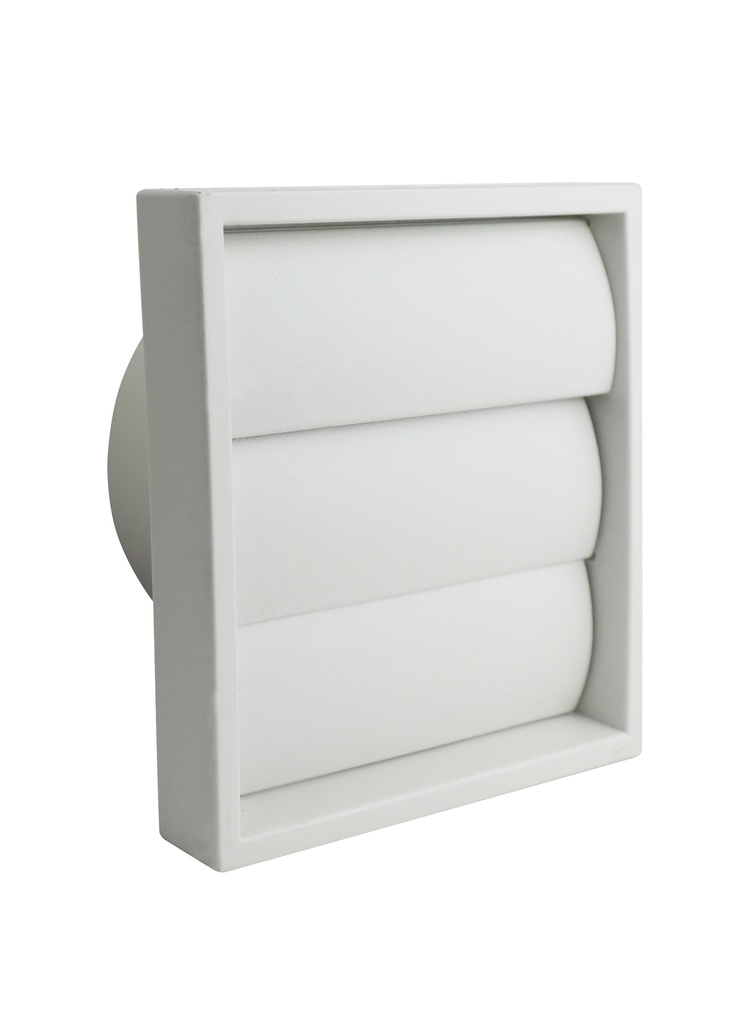 [1161W] Manrose 4 Inch Exterior White Gravity Grille