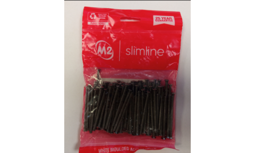 Black Metal 50mm Screws - Bag of 100