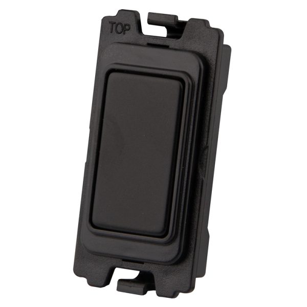 Black Metal Grid Blank Module - 3080-030