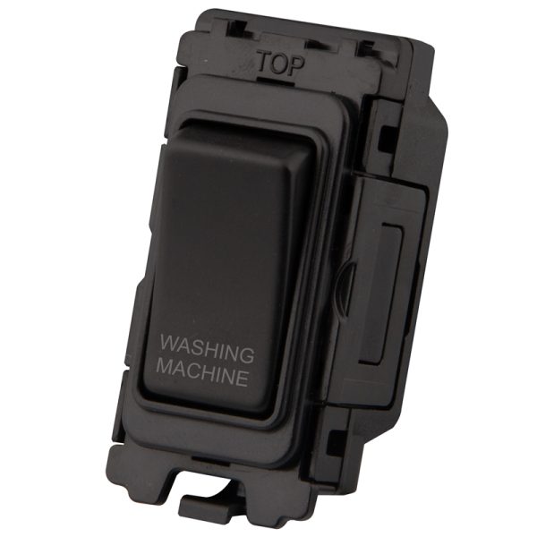 Black Metal 20A Grid Module - WASHING MACHINE - 3080-050WM