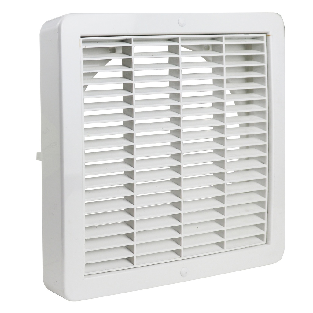 [1208W] Manrose 9" Fixed White Exterior Grille