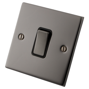 Black Nickel 1 Gang 2 Way Switch