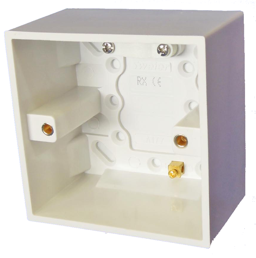 [147P] Lincoln 1 Gang Bakelite 47mm Surface Box