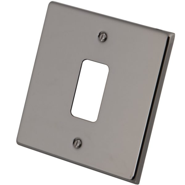 Black Nickel 1 Gang Grid Plate 6070-350
