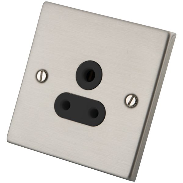 Stainless Steel 5A Unswitched Socket