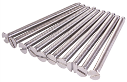 Brushed Chrome 50mm Screws - Bag of 100