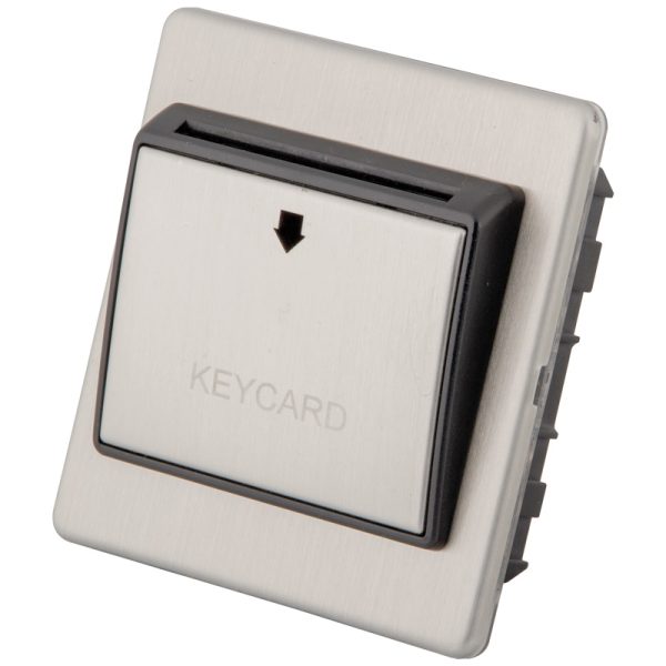 Brushed Chrome Key Card Switch 6532-013