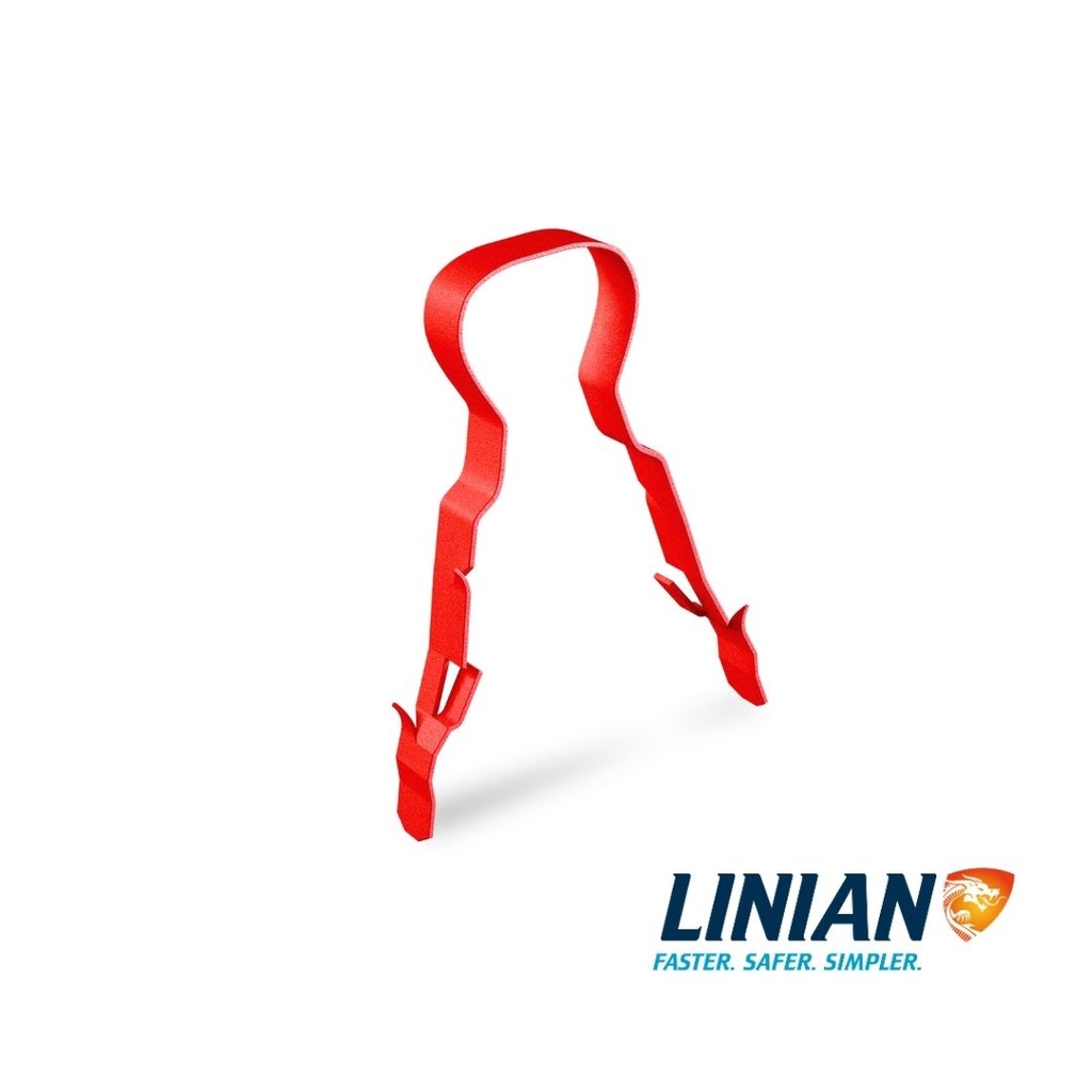 [1LCR9112] LINIAN FireClip™, Double, Red, 9-11mm