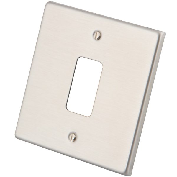 Stainless Steel 1 Gang Grid Plate 6030-350