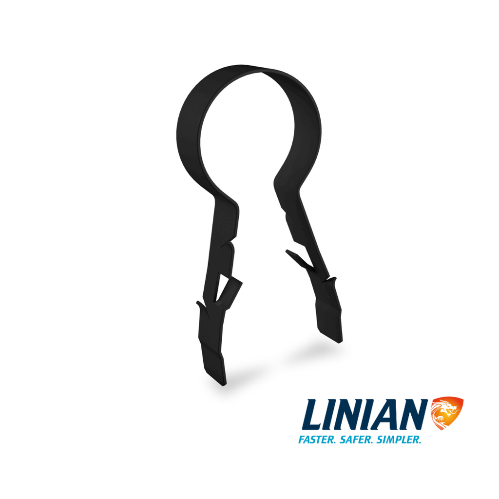 [1LSB2325] LINIAN SuperClip™, Black, 23-25mm