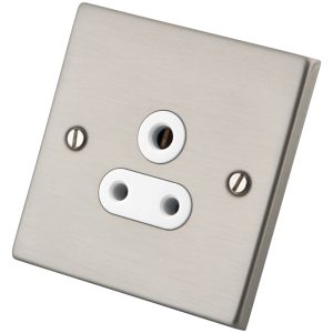 Stainless Steel 5A Unswitched Socket