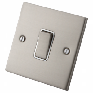 Stainless Steel 1 G 2 Way Intermediate Switch