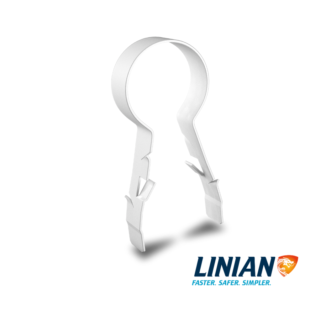 [1LSW2325] LINIAN SuperClip™, White, 23-25mm