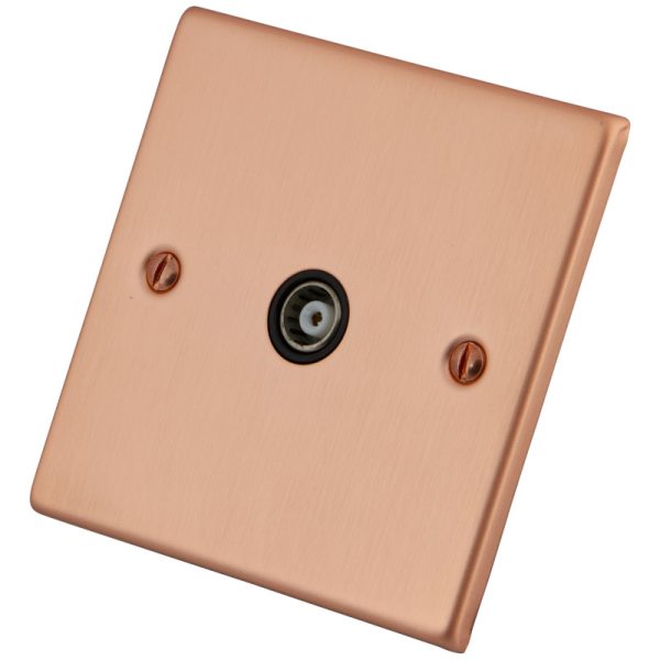 Copper 1 Gang TV Outlet Switch 6102-300