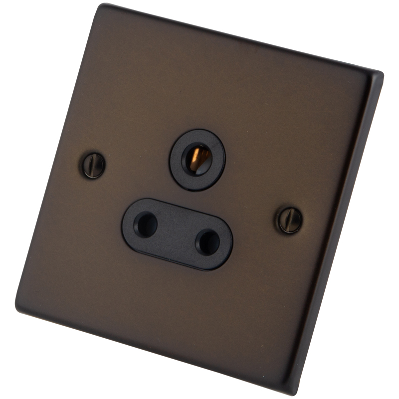 Dark Bronze 1 Gang 5 Amp  Socket 6062-109