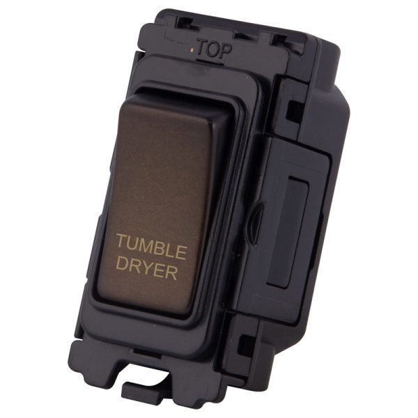 Dark Bronze 20 Grid Module - TUMBLE DRYER - 3060-050TD