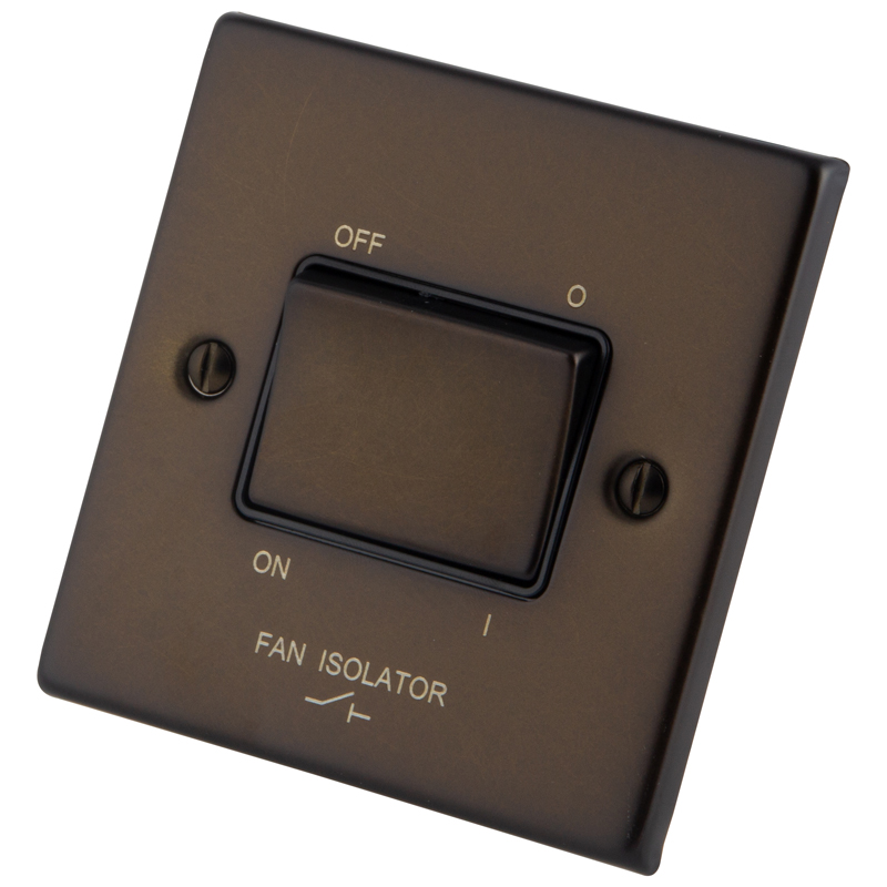 Dark Bronze Fan Isolator Switch 6062-011