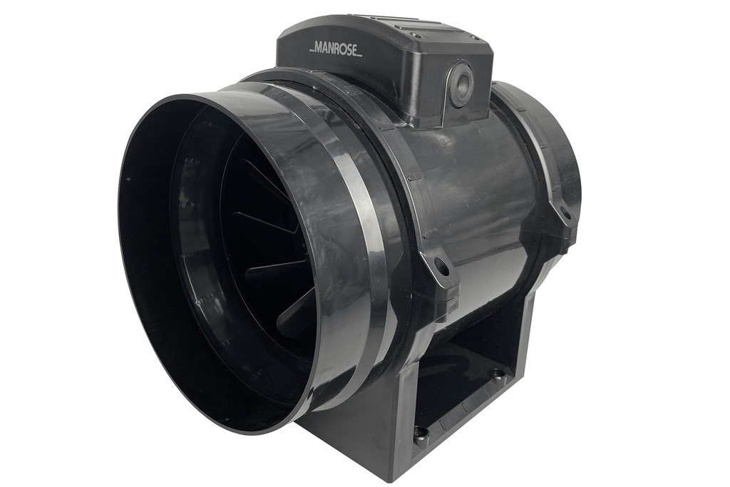 Manrose 8" Timer Mixed Flow Inline Fan IPX4
