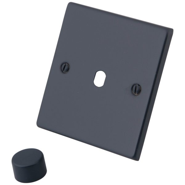 Granite Blue 1 Gang Dimmer Plate & Knob 6103