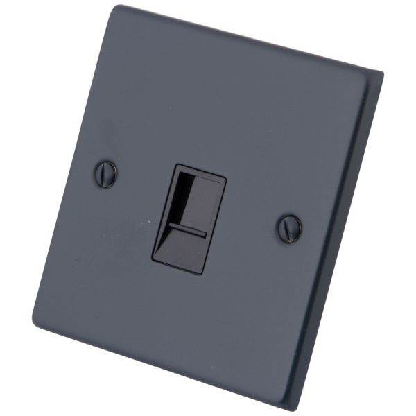 Granite Blue 1 Gang CAT6 RJ45 Socket 6103-306