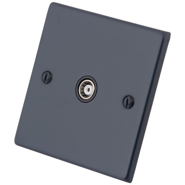 Granite Blue 1 Gang TV Outlet Switch 6103-300