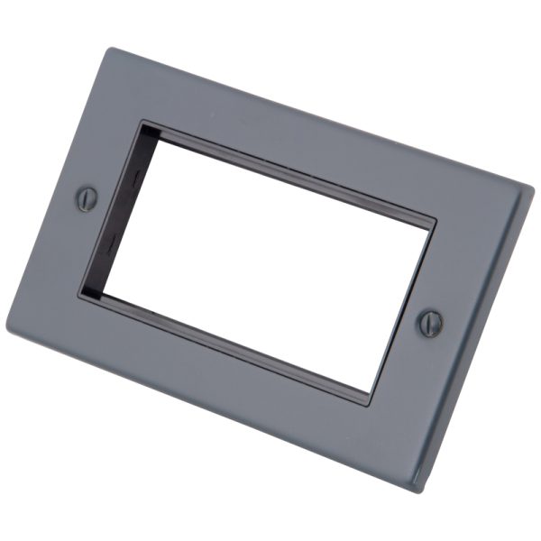 Granite Blue 2 Gang 4 Module Euro Plate 6103-322