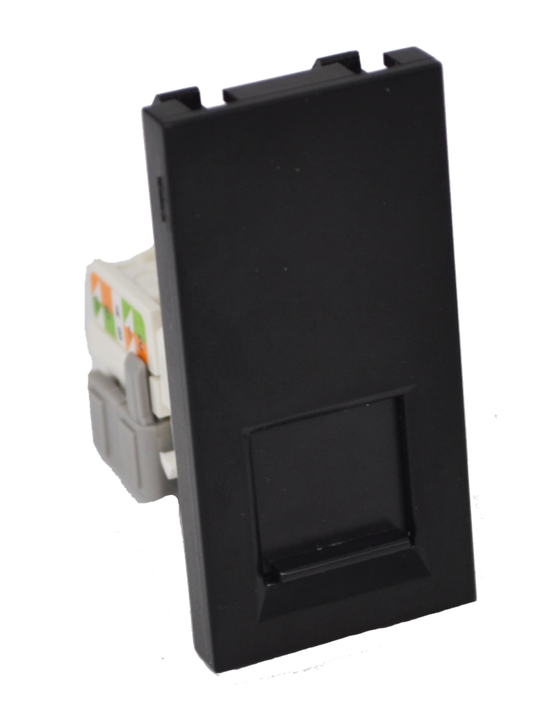 Lincoln CAT6 Connector Module - Black Insert