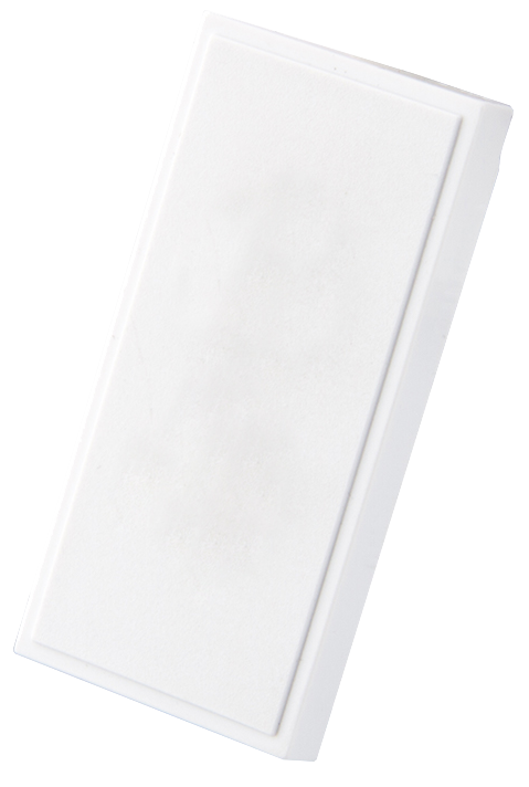 Lincoln 1/2 Module White Blank - 24mmX49mm