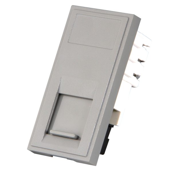 Lincoln CAT6 Connector Module - Grey Insert - 3290-308