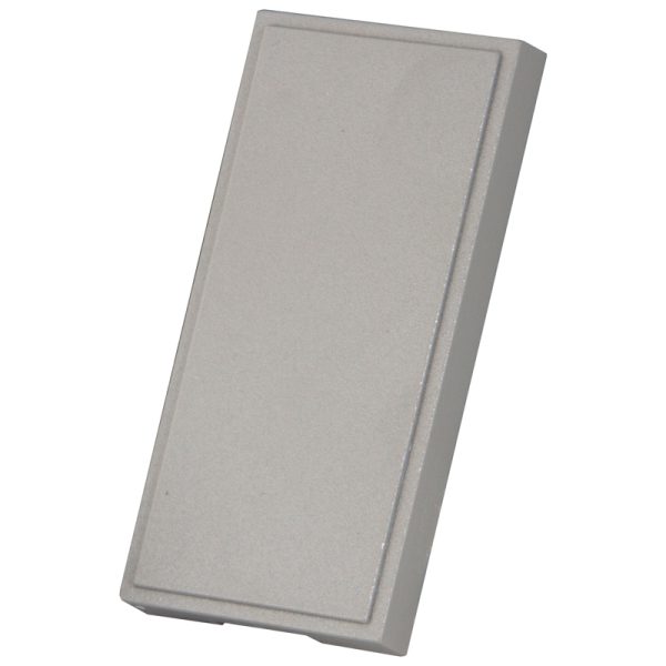 Lincoln 1/2 Module Grey Insert Blank - 24mmX49mm - 3290-030