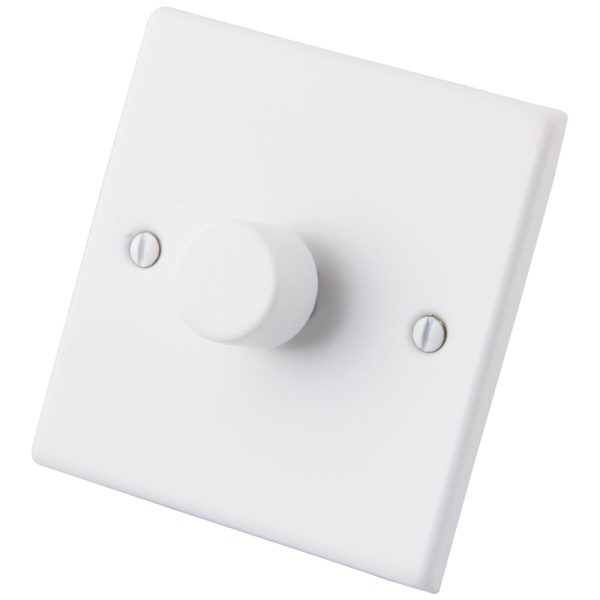White 1 Gang 2 Way 400W Dimmer 6010-021