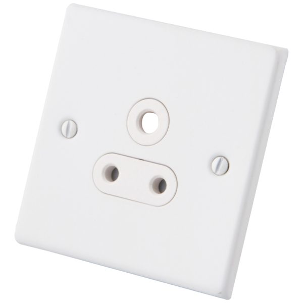 White 5A Unswitched Socket 6011-109