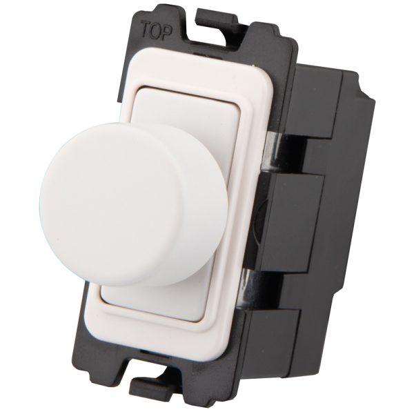 White Metal Dummy Grid Dimmer 3110-029