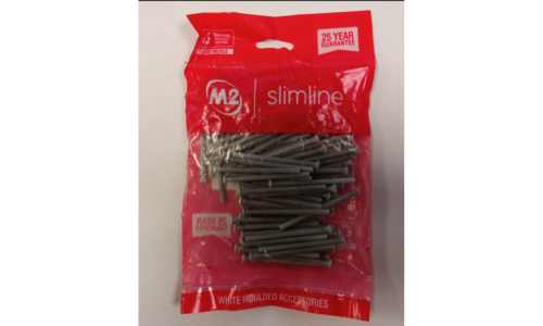 White Metal 50mm Screws - Bag of 100