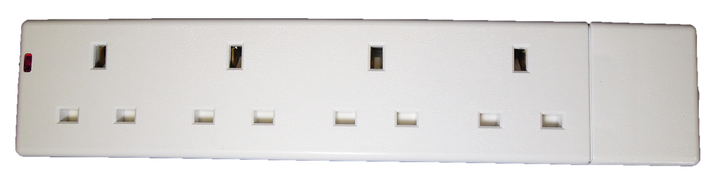 Plymouth 4 Gang 13 Amp Trailing Socket Block