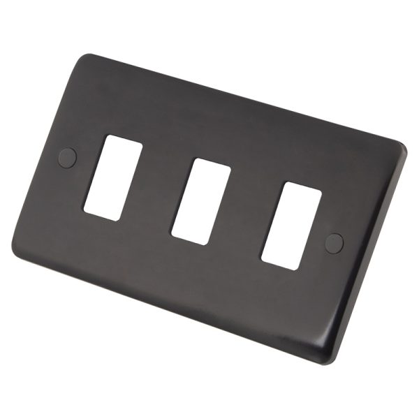 Iona Part M 2 Gang 3 Module Grid Plate